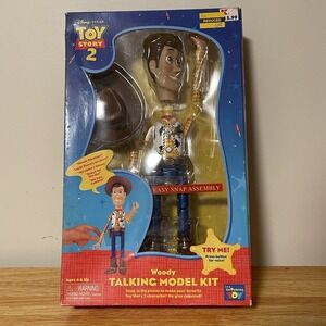 Vtg Disney Pixar Toy Story Woody Talking Model Kit By ThinkWay Toys New Works